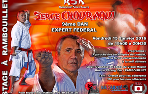 Stage Serge CHOURAQUI - 9ème Dan - Expert Fédéral